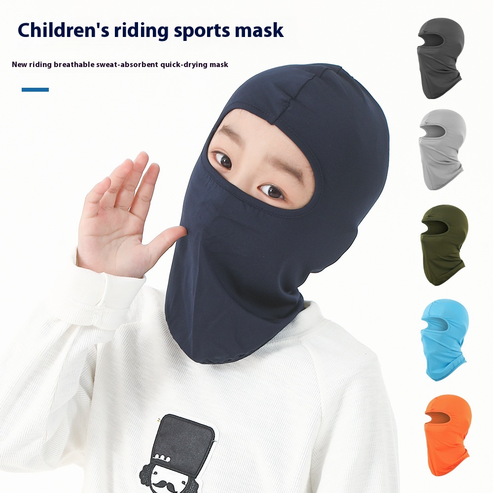 Ruidong Outdoor Children's Cycling Mask Head Cover Windproof Sports Headscarf Liner Bicycle Head Cover Hat