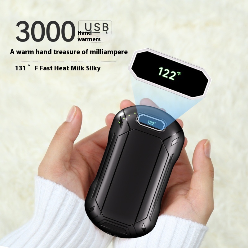 Mini Magnetic Hand Warmer:Detachable USBRechargeable Hand Warmer