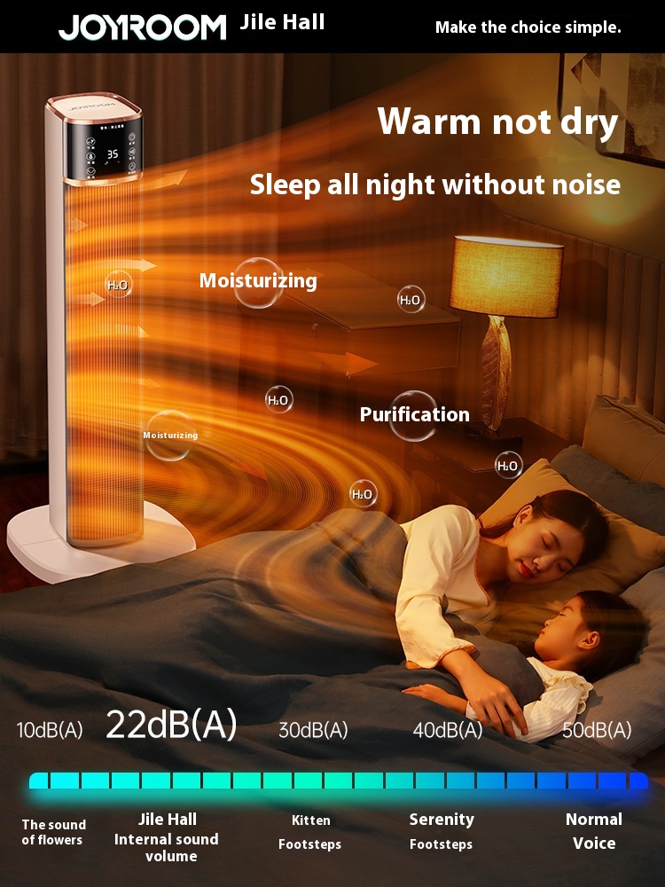Jiletang Household Energy-saving Indoor Heater Heater Graphene Electric Heating Power Saving Winter Artifact