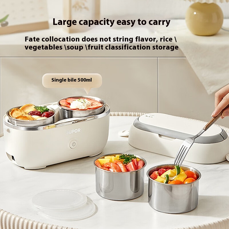 \Electric Lunch Box Heating Lunch Box Portable Sub-packing Does Not Leak Office Heating