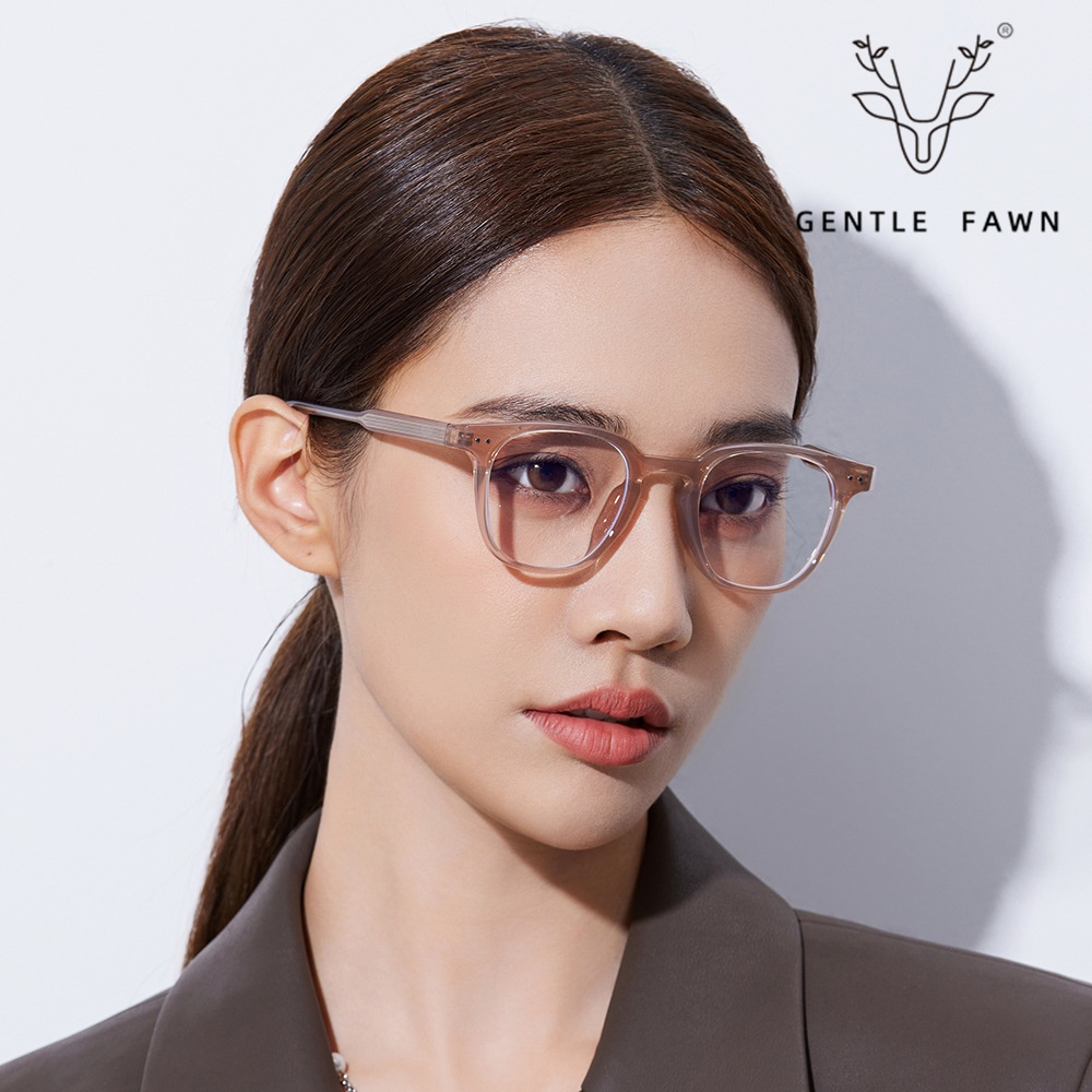 K9078 TR90 Plate Foot Anti-blue Light Flat Glasses Frame Men's Fashionable Rice Nail Square Frame Can Be Matched With Myopia Women
