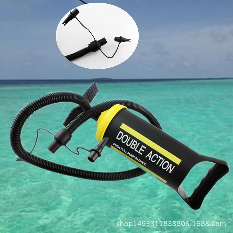 Swimming Ring Inflator Multi-purpose Portable Outdoor Tent Manual Inflatable Pump Floating Bed Air Cushion Pool Inflator