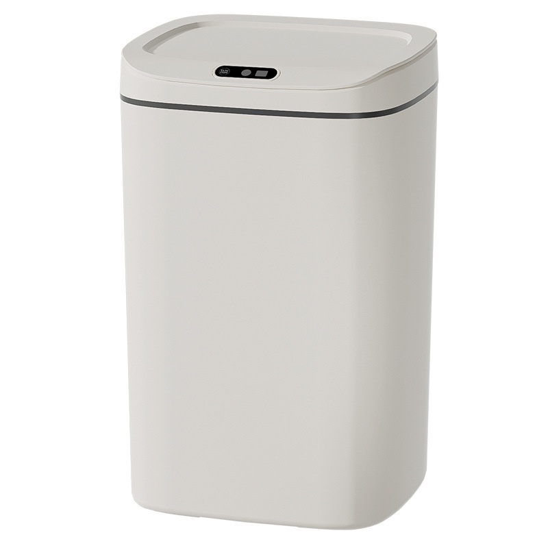 Smart Sensor Trash Can:High-Capacity,Stylish Household Waste Bin With Lid For Bathroom,Odor-Resistant Design