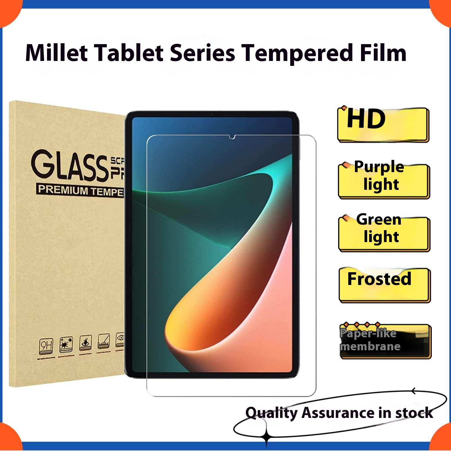 Suitable For Xiaomi Tablet6 SMAXMi PAD5 Pro12.4 Inch Tempered Film Redmi10.6 Magnetic Paper Film