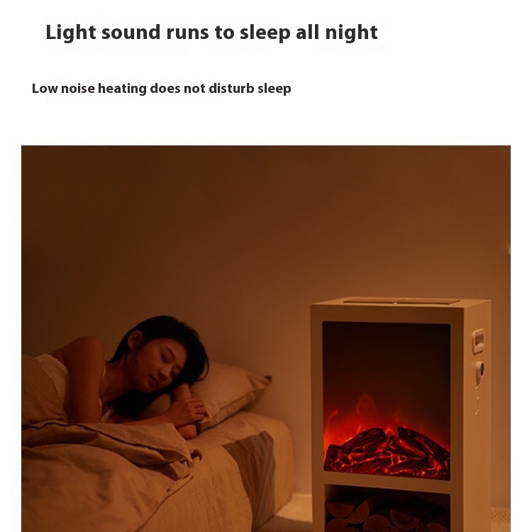 Olayks Olayk Heater Home Energy-saving Simulation Flame Electric Heater Office Fireplace Heating