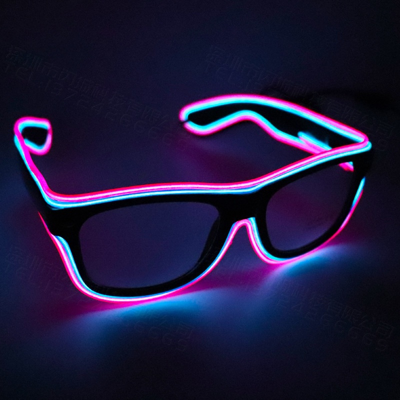 LEDDual-Color Light-Up Glasses-Cool Cold Light Fashion Accessories For Christmas,Halloween,Masquerade Parties,And YEvents