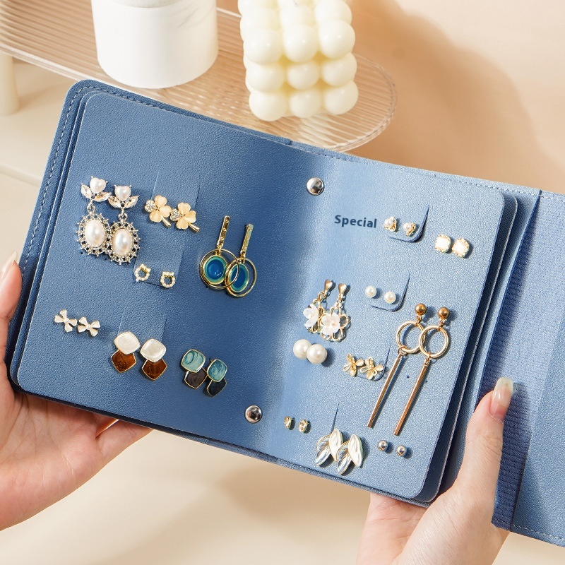 Jewelry Storage Bag Portable Earring Bag Travel Jewelry Bracelet Earrings Earrings Jewelry Storage Bag