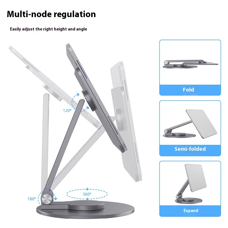 Ipad Magnetic Bracket Folding Lifting360 Rotation Suitable For Ipad Pro/Air Tablet Bracket