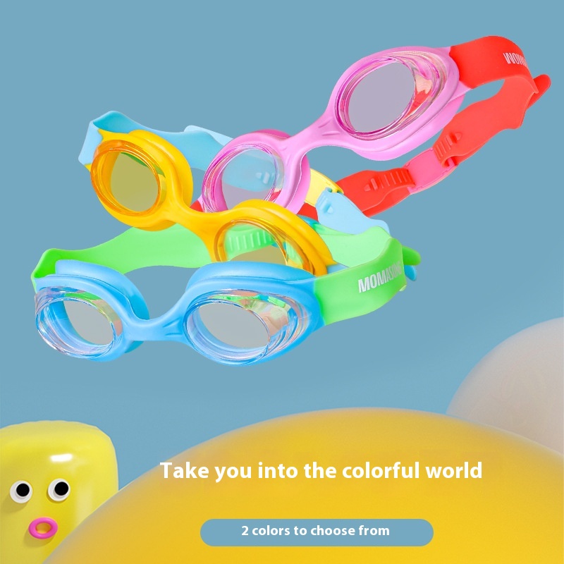 Momasong Children's Baby Waterproof Anti-fog Goggles HDTraining Kids Swimming Equipment Children's Swimming Goggles