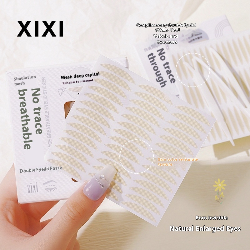 Beauty Tools Xixi Seamless Breathable Double Eyelid Stickers O-shaped Swollen Eyelids Self-adhesive Eye Bags Super Invisible Beauty Stickers