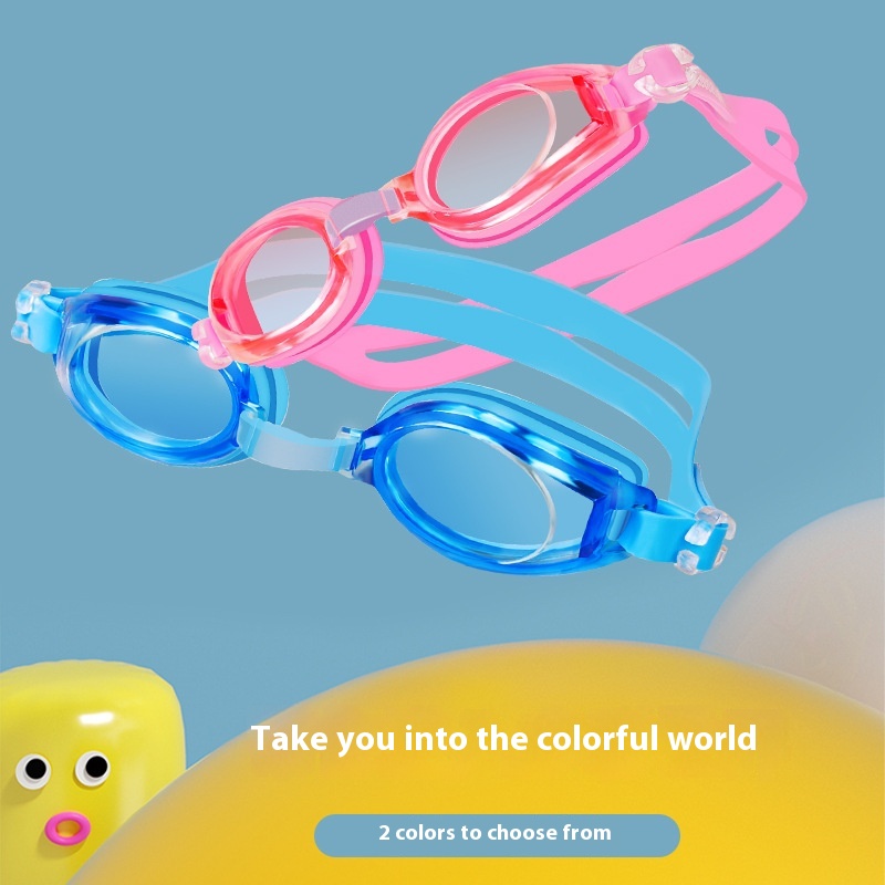 Momasong Children's Swimming Goggles For Boys And Girls Professional HDWaterproof And Anti-fog Swimming Goggles Children's Diving Goggles Swimming