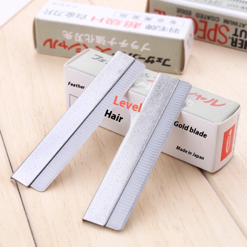 Photo Studio Special Feather Brand Eyebrow Trimming Blade Makeup Tool Stainless Steel Eyebrow Razor Eyebrow Razor Razor10 Pieces