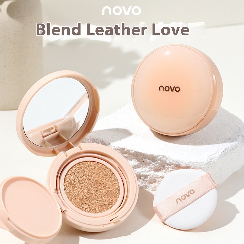 NOVOVelvet Mist Makeup Air Cushion Cream Concealer Oil Control Moisturizing Waterproof Non-makeup Student Party BBCream