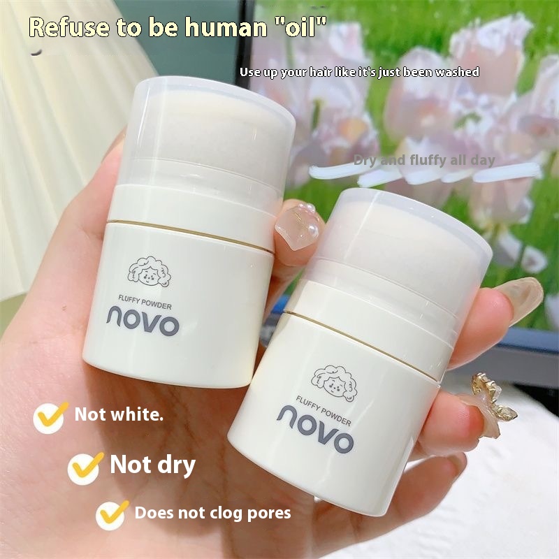 NOVOLight Feathery Fluffy Pink Hair Oil Control Fluffy Artifact Oil Removal Head Bangs Airy Lazy Wash