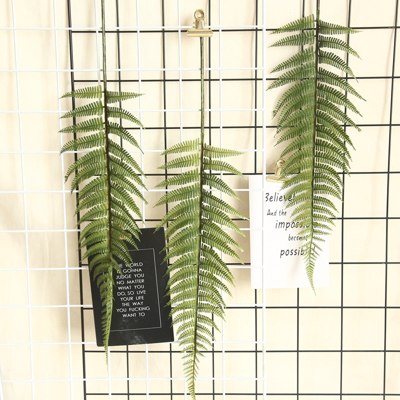 Fern Leaf Areca Palm Turtle Leaf Style Artificial Flower Home Decoration Wedding Plant Wall Artificial Flower MW45555