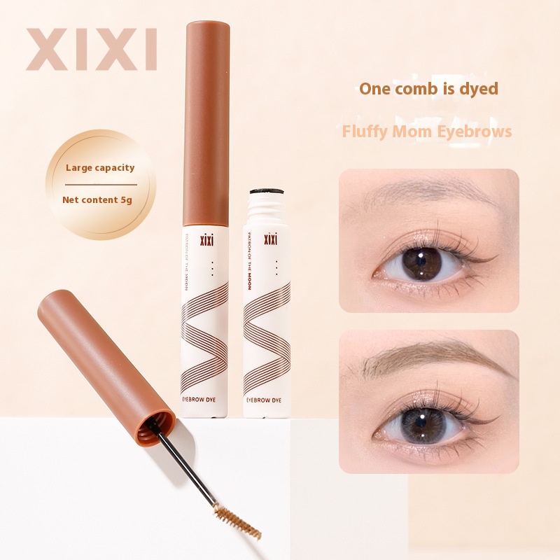 Makeup Xixi Pure Wild Natural Infection Eyebrow Cream Three-dimensional Natural Root Distinct Waterproof And Sweat-proof Long-lasting Not Easy To Fade