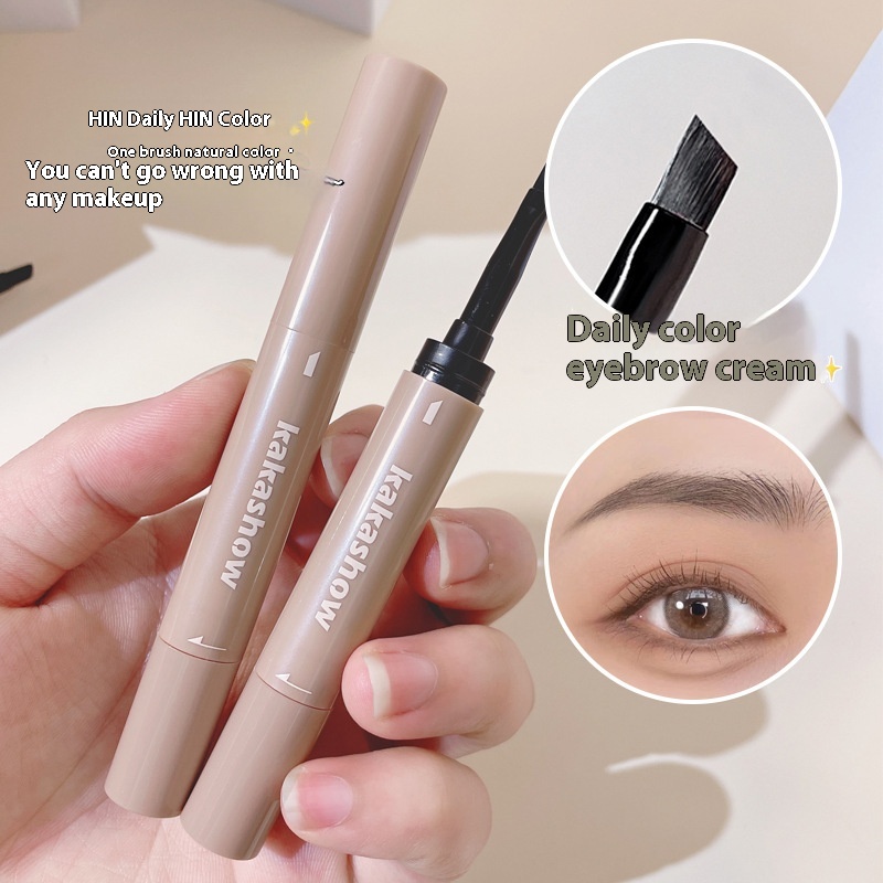 Smooth Color Holding Eyebrow Dyeing Cream Holding Makeup Three-dimensional Natural Wild Eyebrow Waterproof And Sweat-proof Eyebrow Dyeing Cream