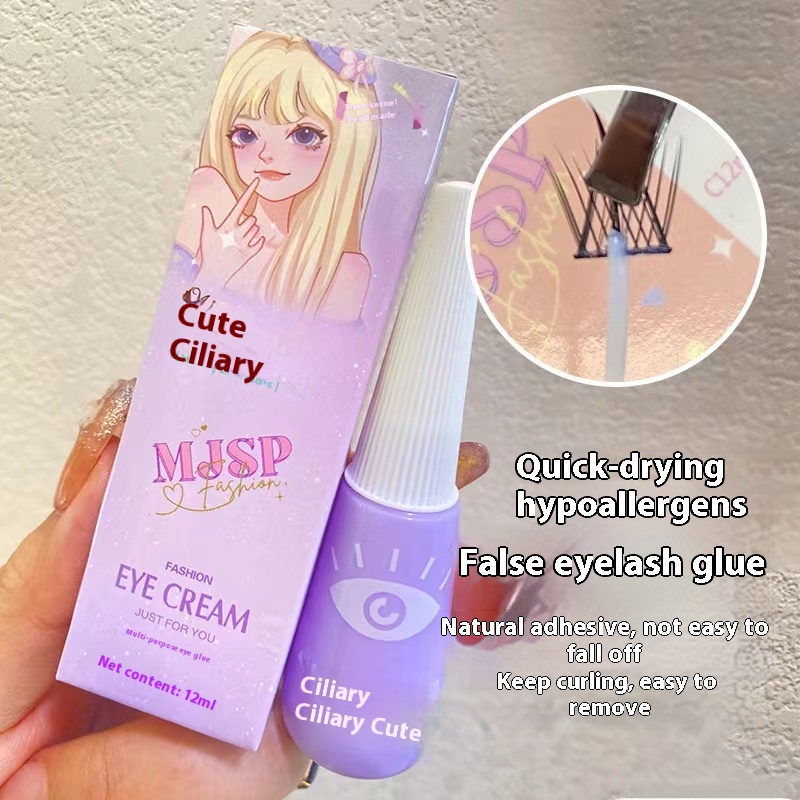 Mengji Shangpin False Eyelash Glue12ml Natural Sticky Not Easy To Fall Off Easy To Remove Quick Drying Low-sensitivity False Eyelashes