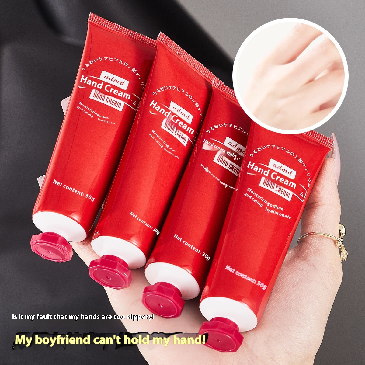 ADMDVitamin EUrea Hand Cream Moisturizing Hydrating Autumn And Winter Anti-drying Large Bottle Hand Mask Cream Fragrance Hand Cream