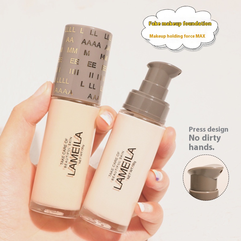 Liquid Foundation Concealer Moisturizing Oil Control Long-lasting Waterproof And Sweat-proof Not Easy To Remove Makeup Dry Skin Oily Skin Student Affordable BBCream Female