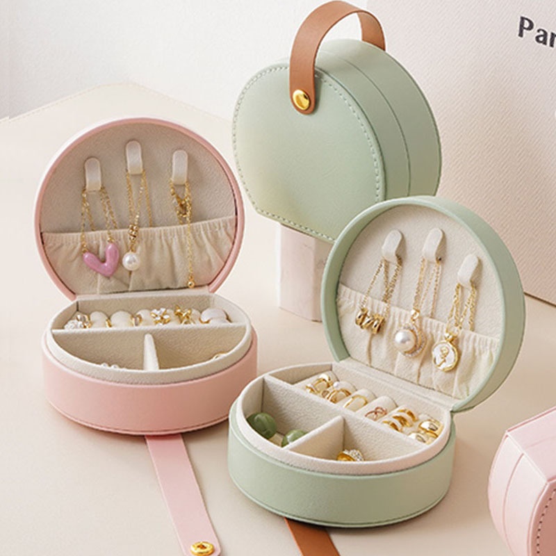 Jewelry Box Creative Portable Handbag Necklace Ring Earrings Travel Jewelry Box Jewelry Storage Box