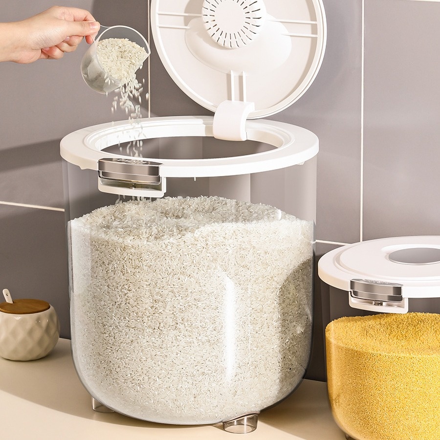 Xingyou Rice Bucket Householdect-proof Moisture-proof Sealed Food-grade Rice Storage Box Rice Jar Kitchen Rice Flour Storage Tank