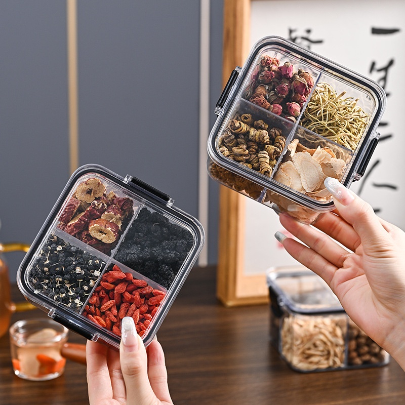 Food Grade Modern Simple Kitchen Sealed Jar Grain Storage Box Beans Grain Storage Jar Sealed Jar