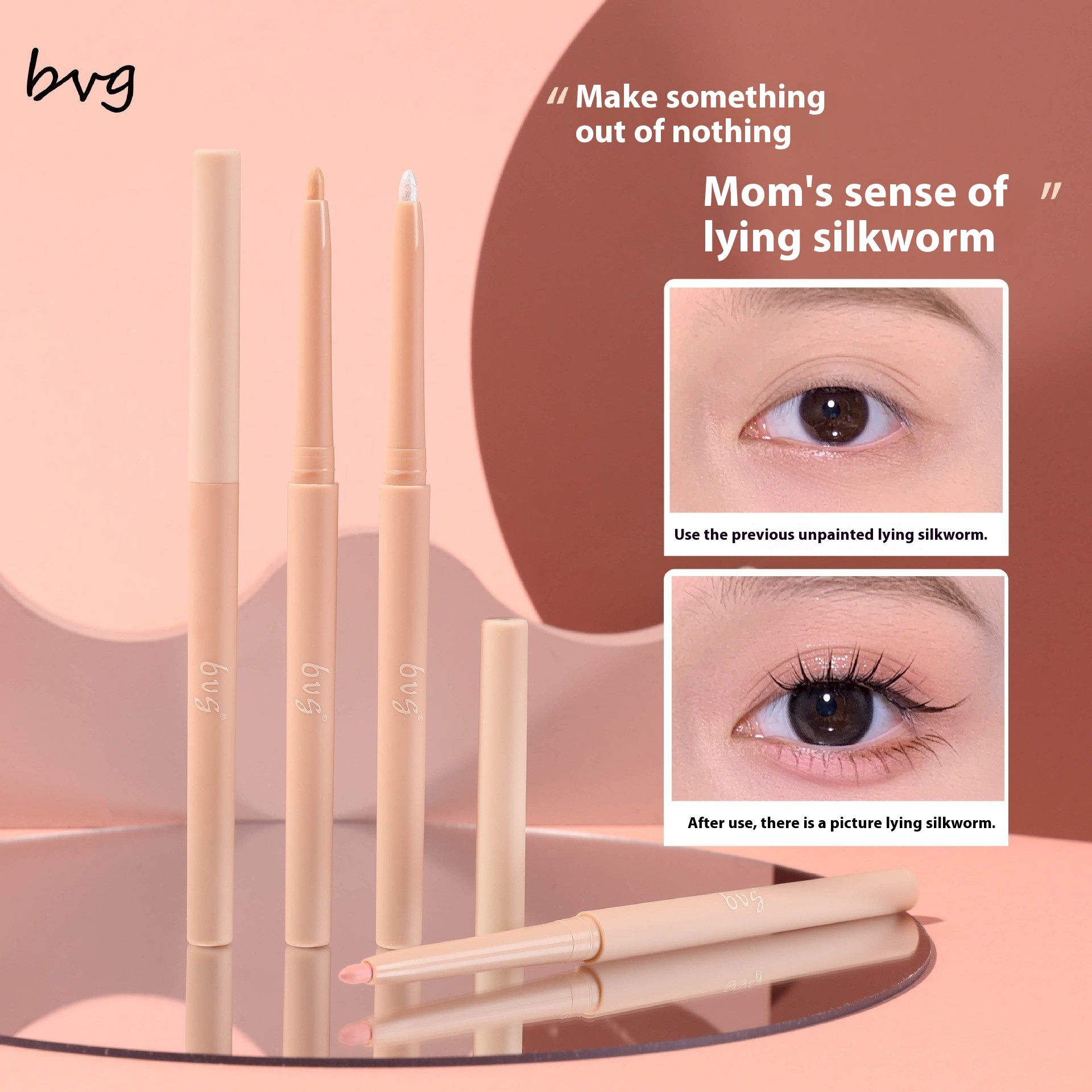 BVGEyeliner Gel Pen Is Very Fine And Does Not Smudge.It Lasts For Makeup And Is Waterproof.Beginner Eyeliner Pen Brightens The Eye Silkworm Pen