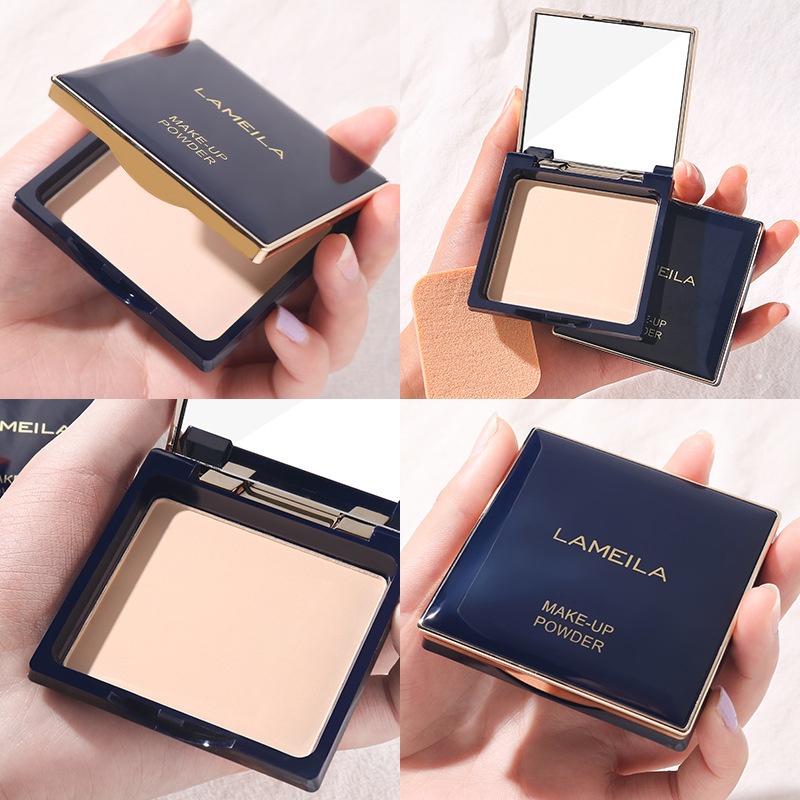 Matte Setting Powder,Light And Natural,Not Easy To Remove,Long-lasting,Oil Control,Concealer,Waterproof And Sweat-proof,Can Be Used Wet Or Dry