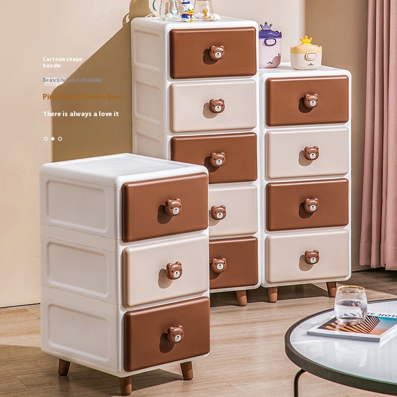 Xingyou Toy Storage Cabinet Snack Baby Clothing Storage Children's Bedside Table Multi-layer Creative Mini Storage Cabinet