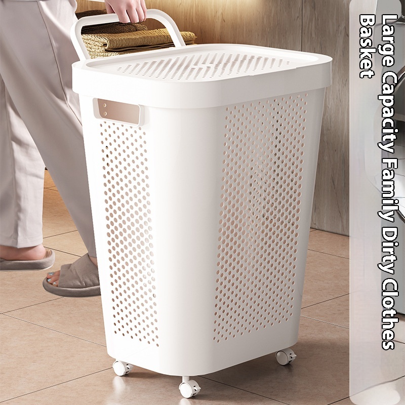 Xingyou Dirty Clothes Basket Household Large Capacity Dirty Clothes Storage Basket Bathroom Laundry Basket Bucket For Changing Clothes Artifact