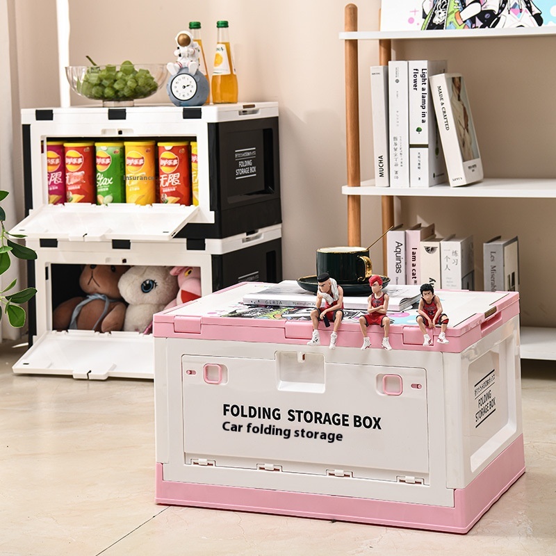 Dream Party Outdoor Side Open Folding Storage Box Car Trunk Household Camping Box Car Storage Organizer