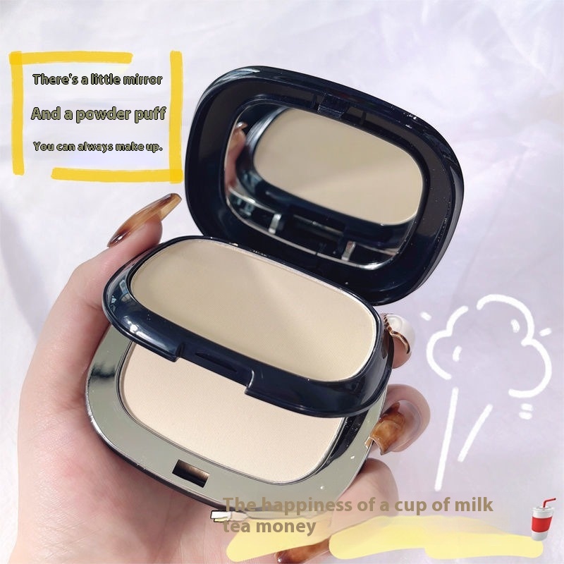 Lightweight And Flawless Double-layer Powder Cake,Oil-control Makeup,Long-lasting,Wet And Dry Dual-use,Student-friendly Concealer Foundation Powder Makeup