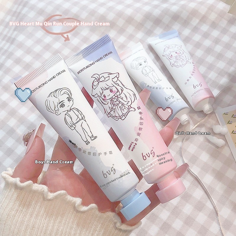BVGXinmuqinrun Couple Hand Cream Autumn And Winter Moisturizing Non-greasy Anti-drying Small Portable