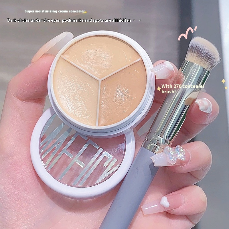 MAFFICKSoft Flawless Three-color Concealer To Cover Facials,Acne Marks,Acne,Dry Skin,Oily Skin MF250