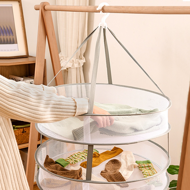 Clothes Drying Net Socks Artifact Clothes Drying Basket Wool Sweater Multifunctional Net Bag Household Sweater Special Clothes Drying Rack