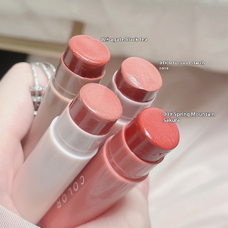Three-pack Of Colored Moisturizing Lip Balm Lipstick For Students To Moisturize,Lighten Lip Lines And Prevent Chapped Lips3 Bags