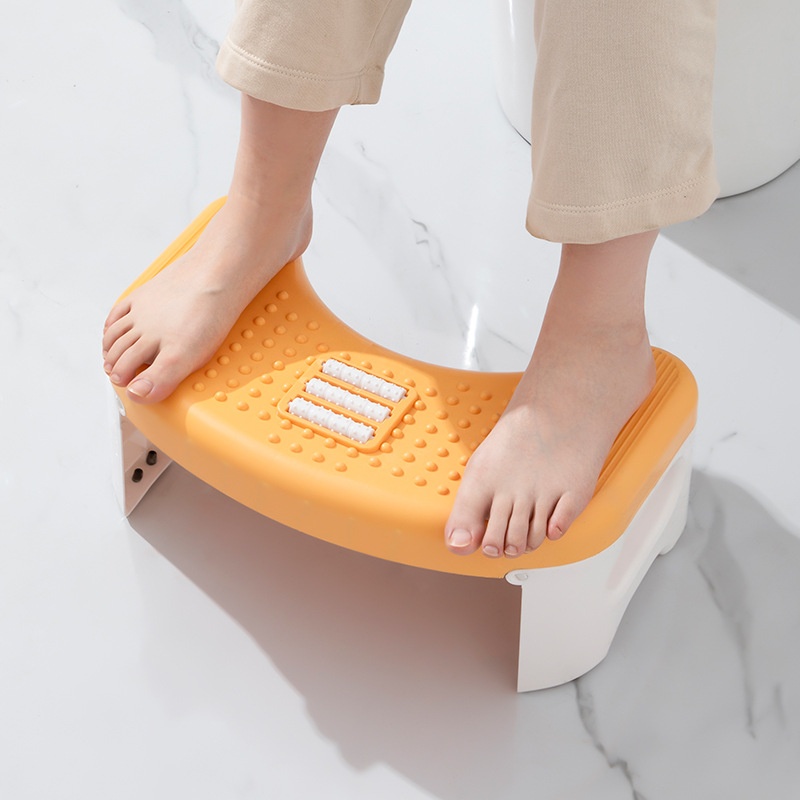 Toilet Stool Footstool Squat Pit Artifact Home Pregnant Women Thick Folding Footstool Children Adult Toilet Toilet Foot Pedal