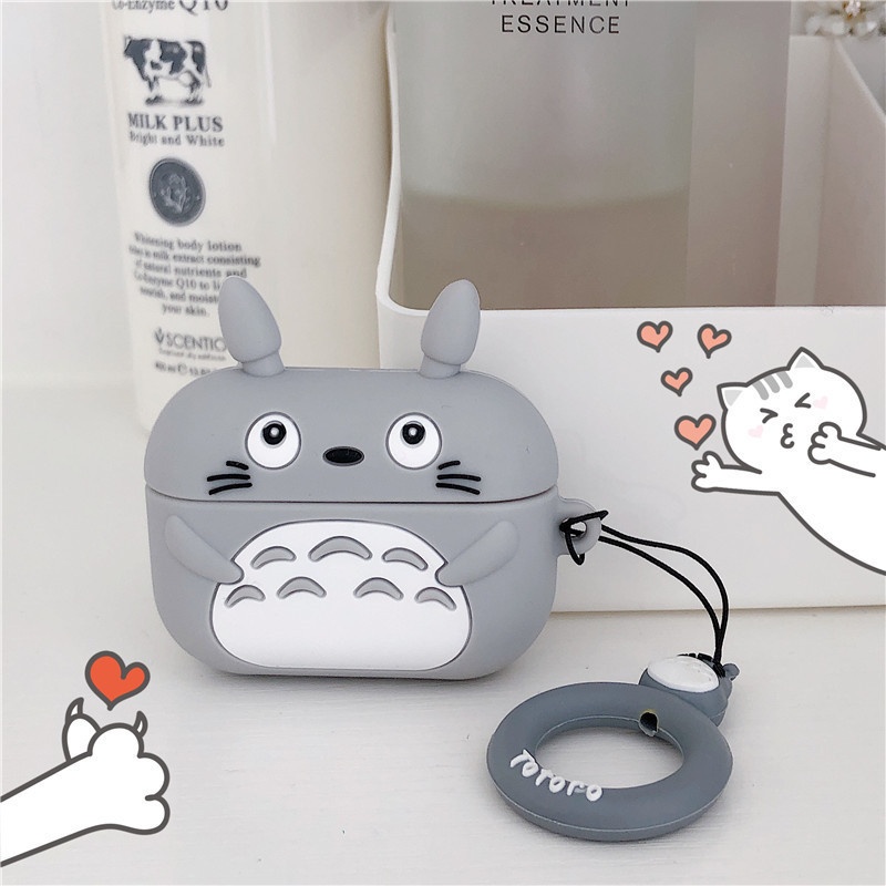 Cute Cartoon Cat For Airpods12 Pro3 Protective Case Bluetooth Headset Protective Case Silicone