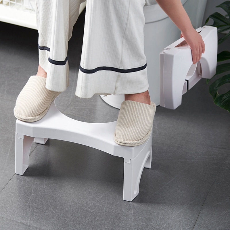 Folding Toilet Stool Squat Stool Footstool Pregnant Women Footstool Thickened Plastic Abs Stool Squat Toilet Stool
