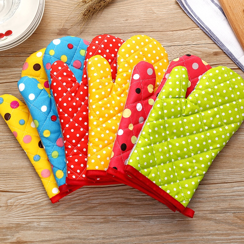 A2506 Thickenedulated Microwave Oven Special Baking Gloves Creative Kitchen High Temperature Resistant Hot Hands