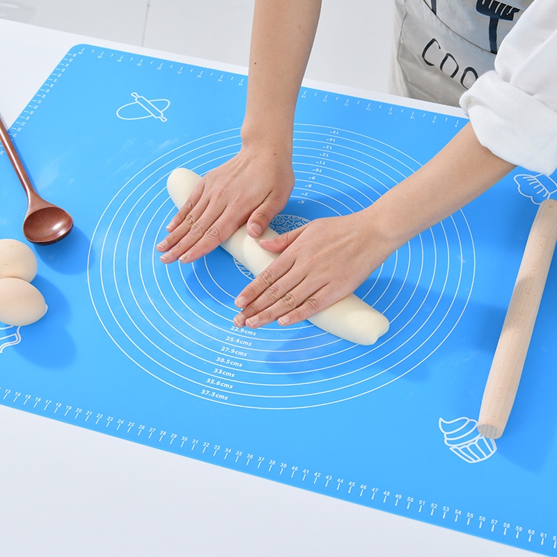 A2874 Large Silicone Mat With Scale Silicone Kneading Mat Kitchen And Dough Matulation Mat Baking Tools