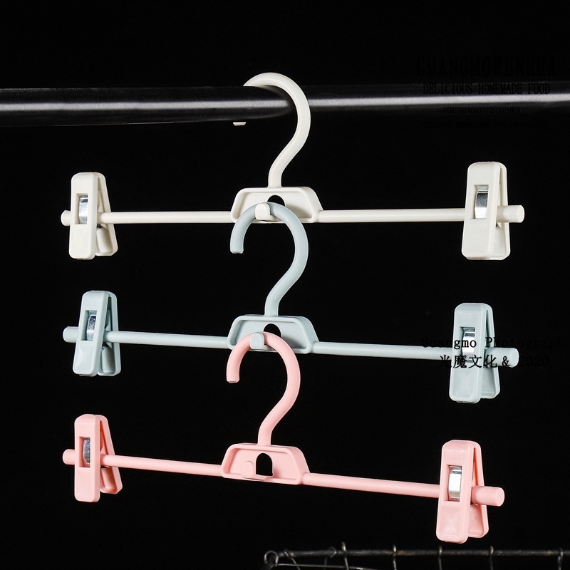 A2592 Plastic Trouser Hanger,Trouser Clip,Clothes Hanger,Adjustable And Stackable Skirt Clip