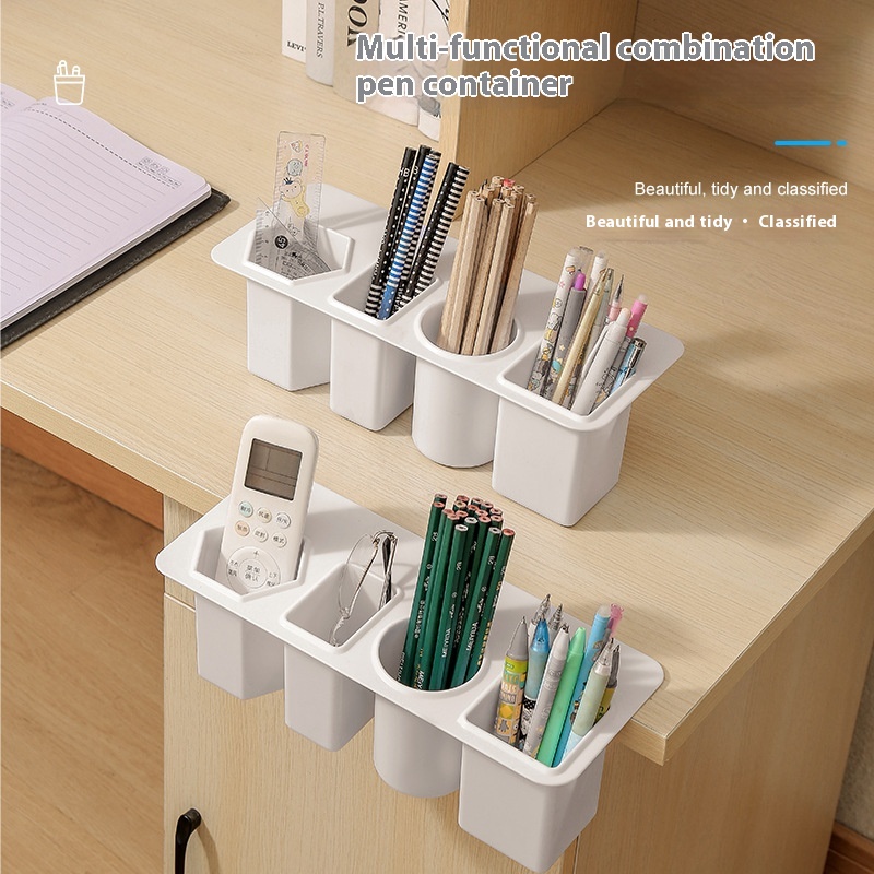 Office Creative Pen Holder Student Dormitory Desk Multifunctional Stationery Storage Box Large Capacity Desktop Pencil Box Pen Barrel