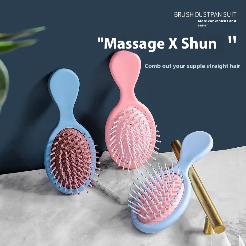 3155 Cute Air Cushion Air Bag Comb Mini Portable Small Comb Girl Heart Anti-static Massage Comb Female Home Use