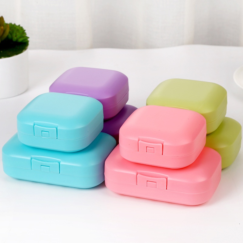 A2444 Travel Portable Soap Box,Drain Soap Box,Creative Large Size,Sealed Soap Box With Lid