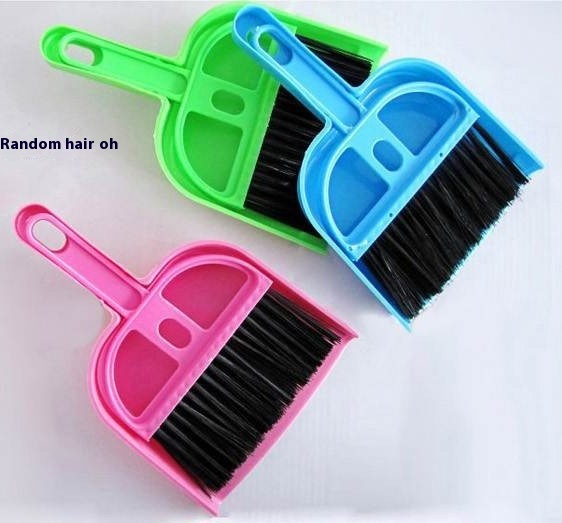 A1506 Mini Desktop Cleaning Brush Keyboard Brush With Dustpan Small Broom Set