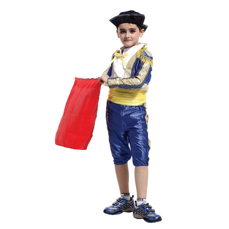 Halloween Children's Performance Costumes Boys Spanish Bullfighter Costumes Little Bullfighter