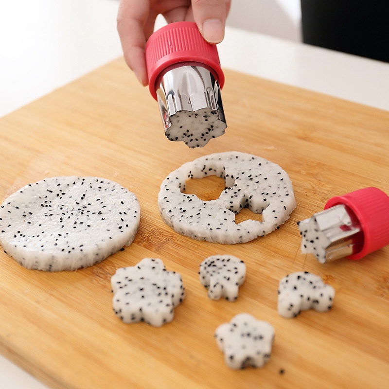 A2013 Flower Shape Vegetable And Fruit Cutting Die Butterfly Dough Embossing Knife Cutter Creative Biscuit Printing Mold