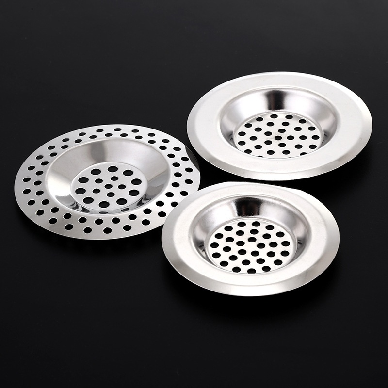 A2569 Small Stainless Steel Floor Drain Kitchen Sink Anti-clogging Water Drain Floor Drain Pool Filter